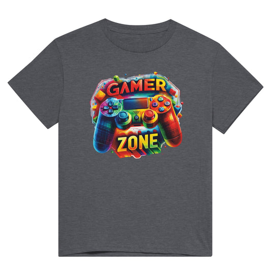 Gamer Zone Heavyweight Cotton T-Shirt - 100% Cotton, Durable & Relaxed Fit - Mister Snarky's
