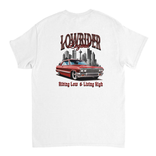 Lowrider Legend (red) T-shirt - Mister Snarky's