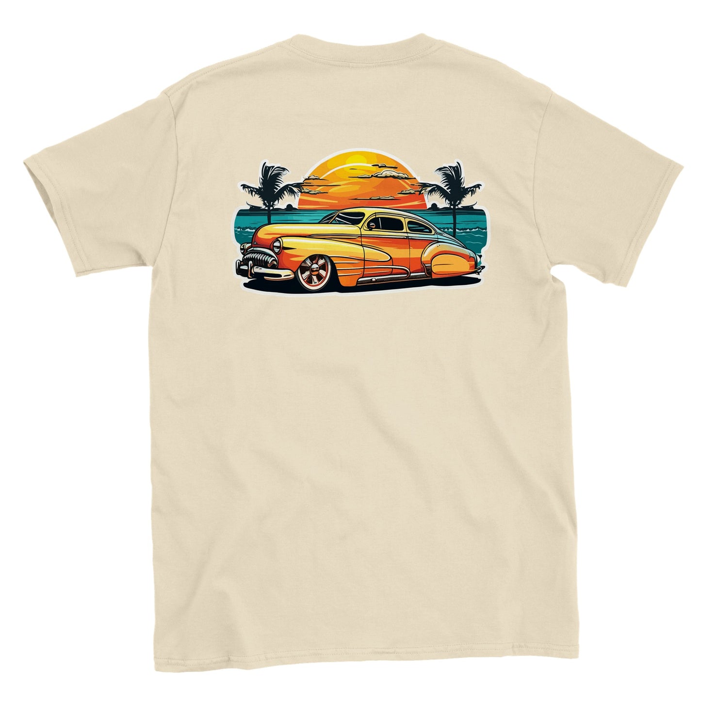 Lead Sled on the Beach - Classic Unisex Crewneck T-shirt - Mister Snarky's