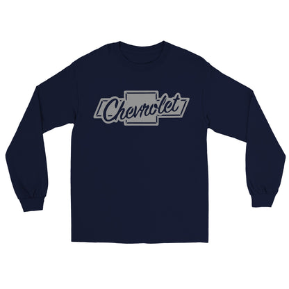 Chevy Emblem and Script - Long Sleeve T-shirt - Mister Snarky's