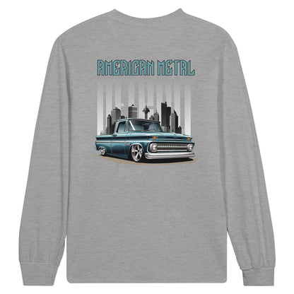 American Metal Chevy C10 Long Sleeve T-shirt - Mister Snarky's