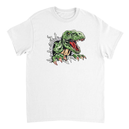 Heavyweight Cotton Dino T-Shirt - Relaxed Fit & Durable Design - Mister Snarky's