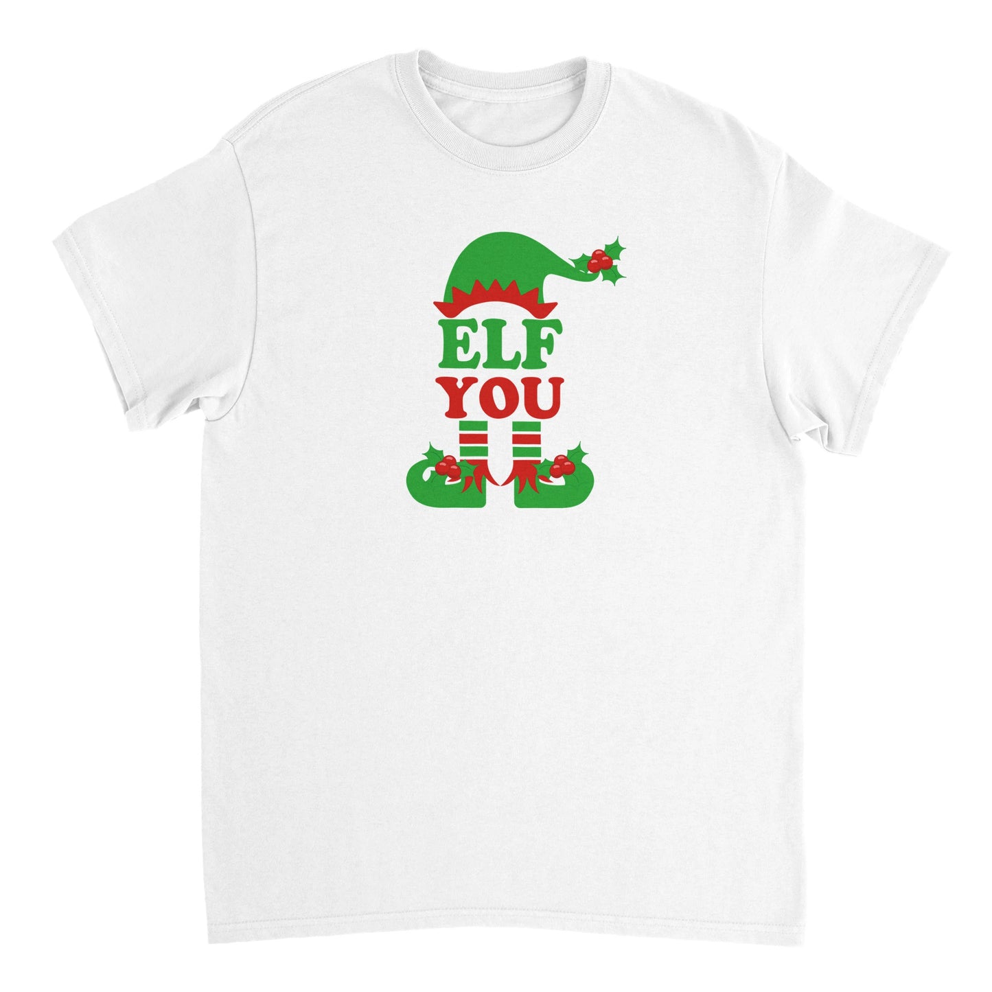 a white t - shirt with the words elf you on it
