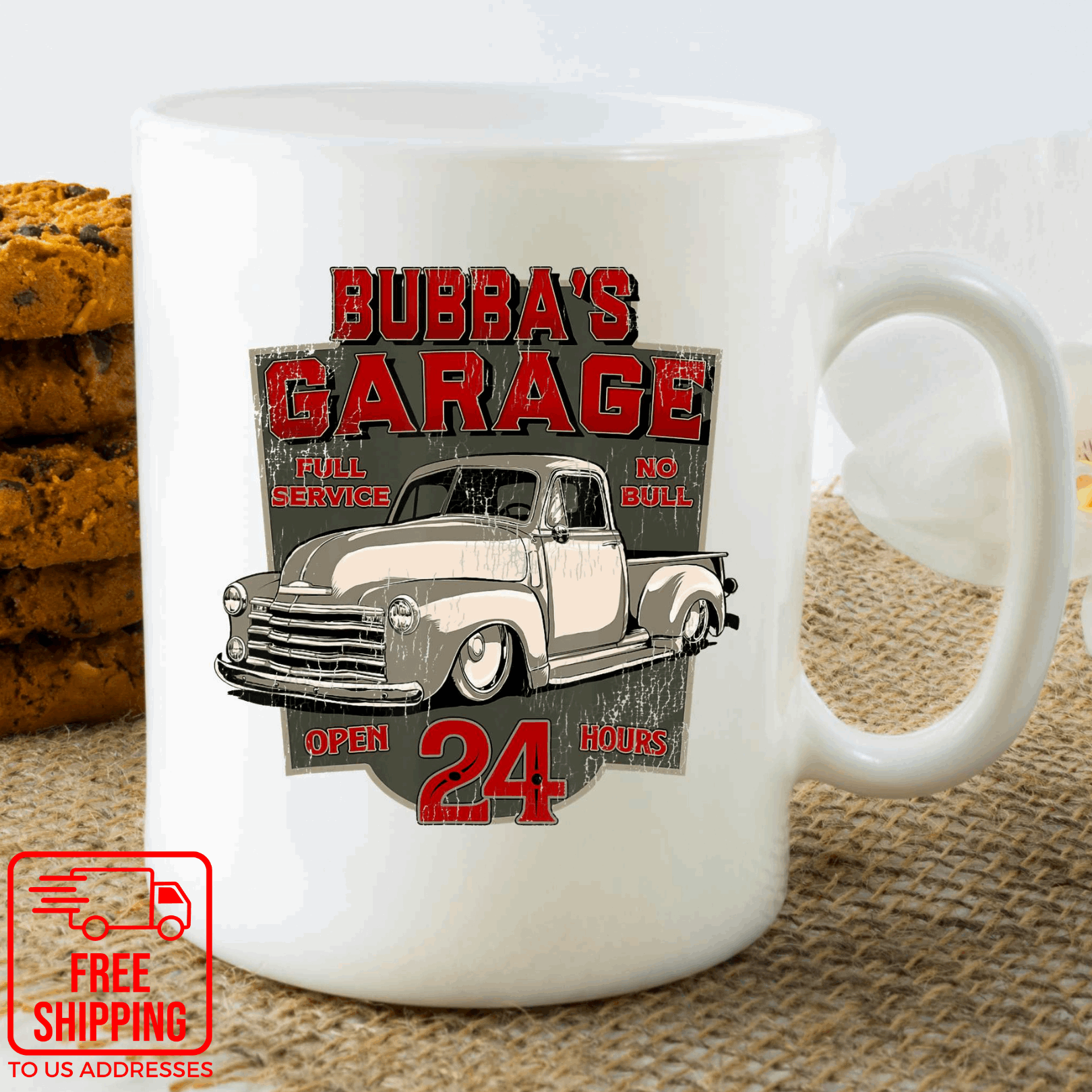 Bubba's Garage  - 11oz. Mug - Mister Snarky's