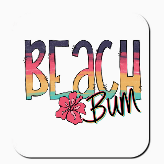 Beach Bum - Set of 4 Coasters - Mister Snarky's
