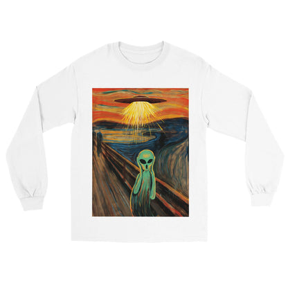Alien Scream Long Sleeve T-shirt - Mister Snarky's