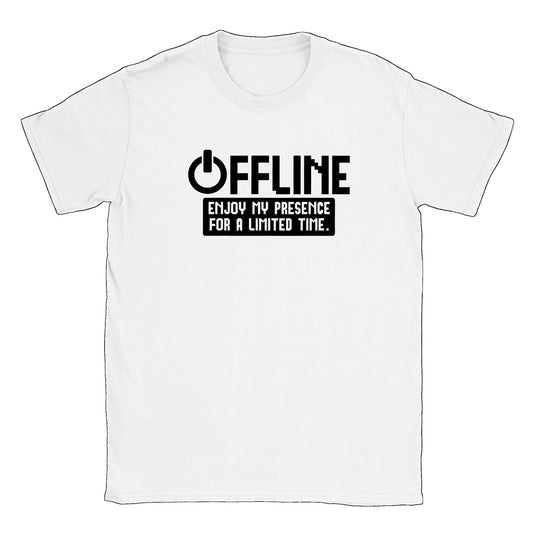 Offline - Crewneck T-shirt - Mister Snarky's