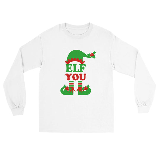 Elf You Long sleeve T-shirt - Mister Snarky's