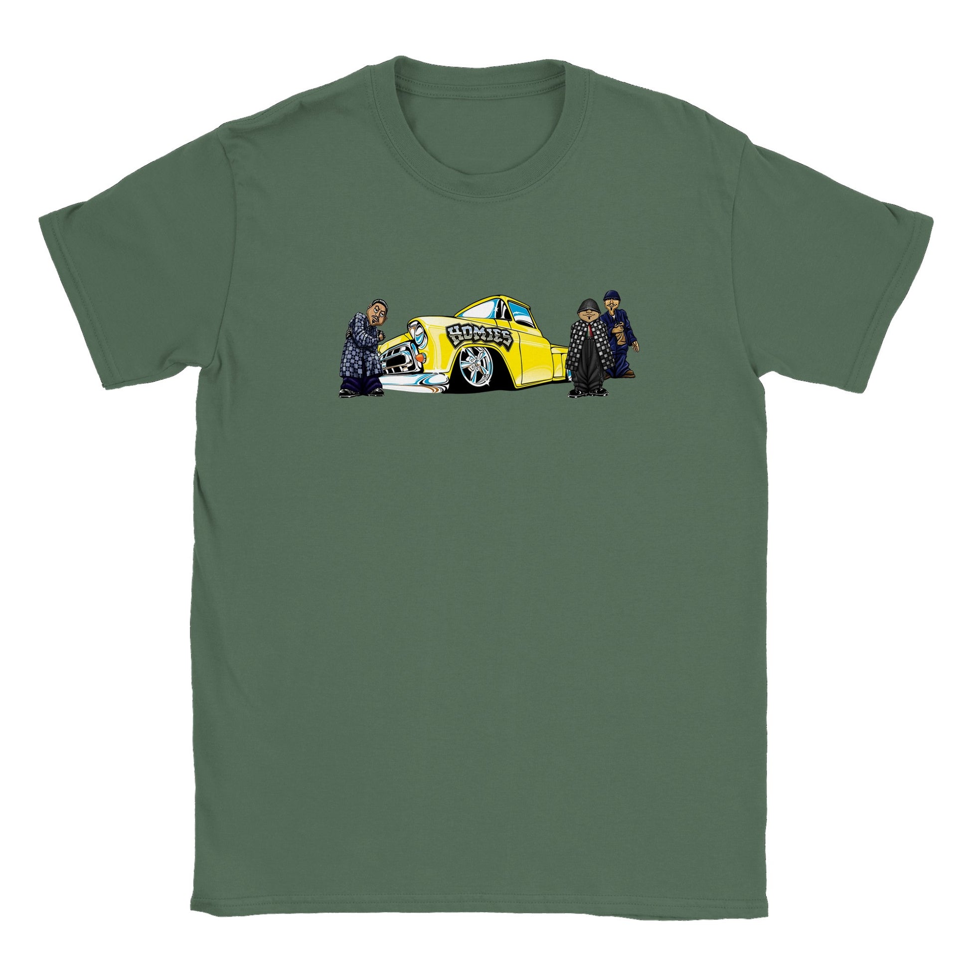 Homies - Classic Chevy Stepside T-Shirt - Mister Snarky's