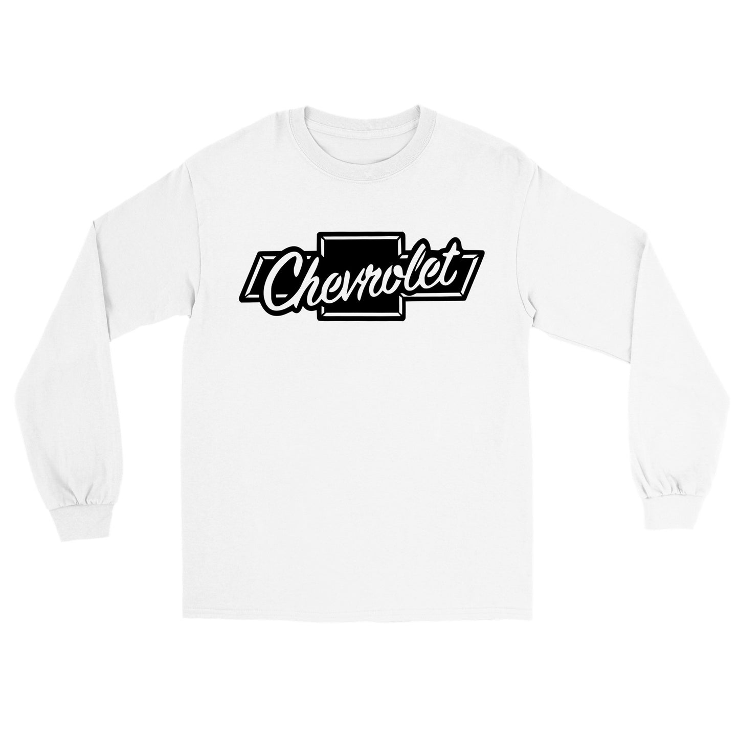Chevy Emblem and Script - Long Sleeve T-shirt - Mister Snarky's