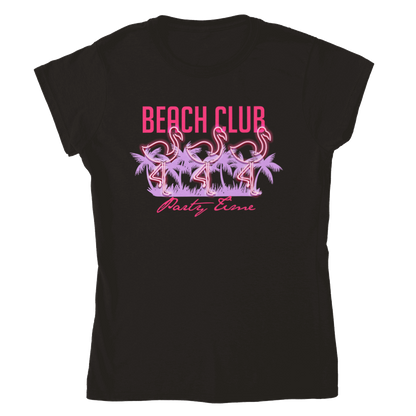 Beach Club - Party Time Womens T-shirt - Mister Snarky's