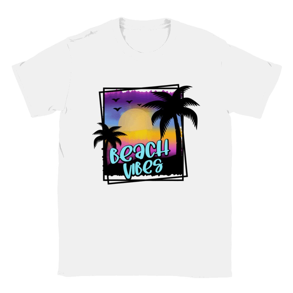 Beach Vibes - Classic Unisex Crewneck T-shirt - Mister Snarky's
