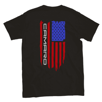 Camaro American Flag T-shirt - Mister Snarky's