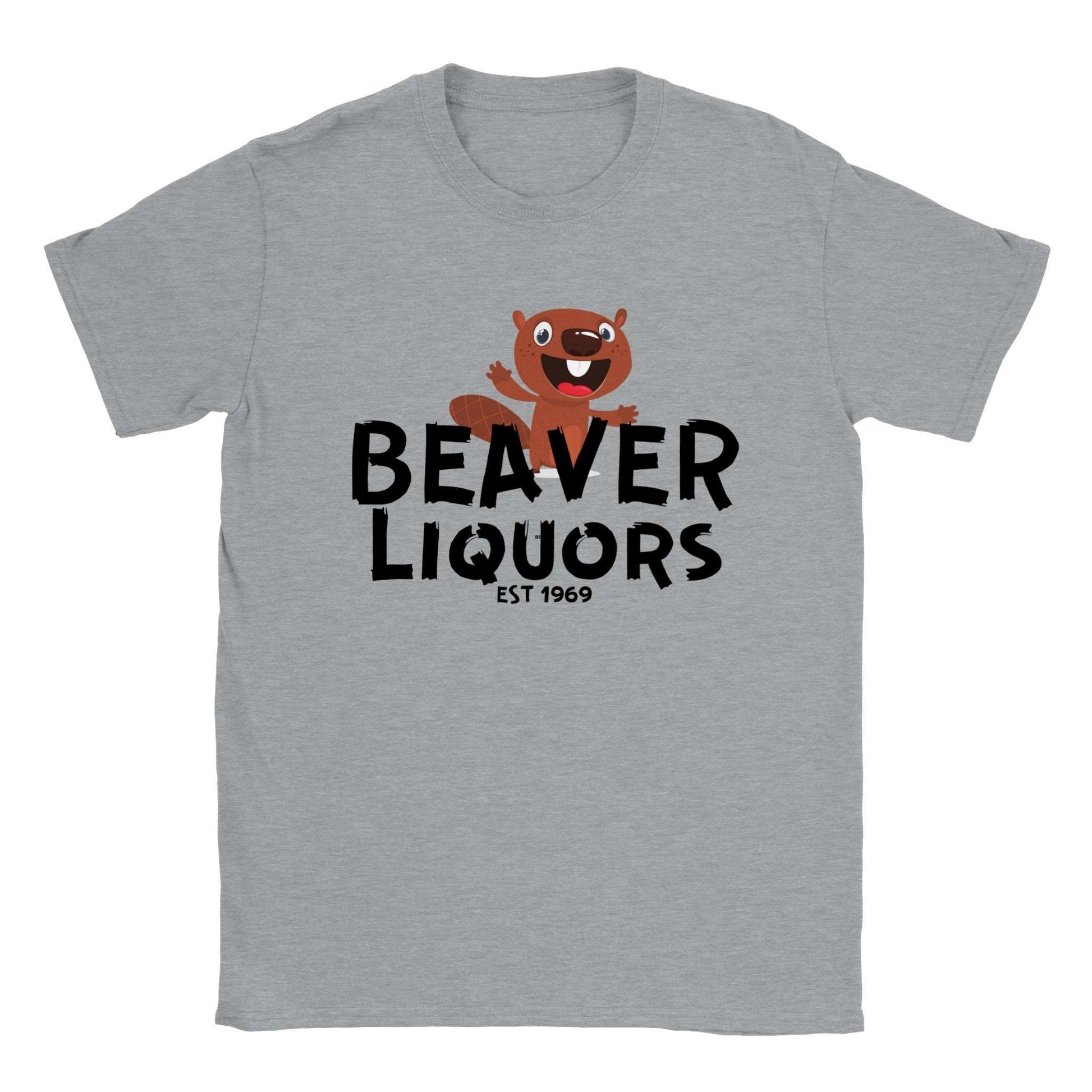 Beaver Liquors - Unisex Crewneck T-shirt - Mister Snarky's