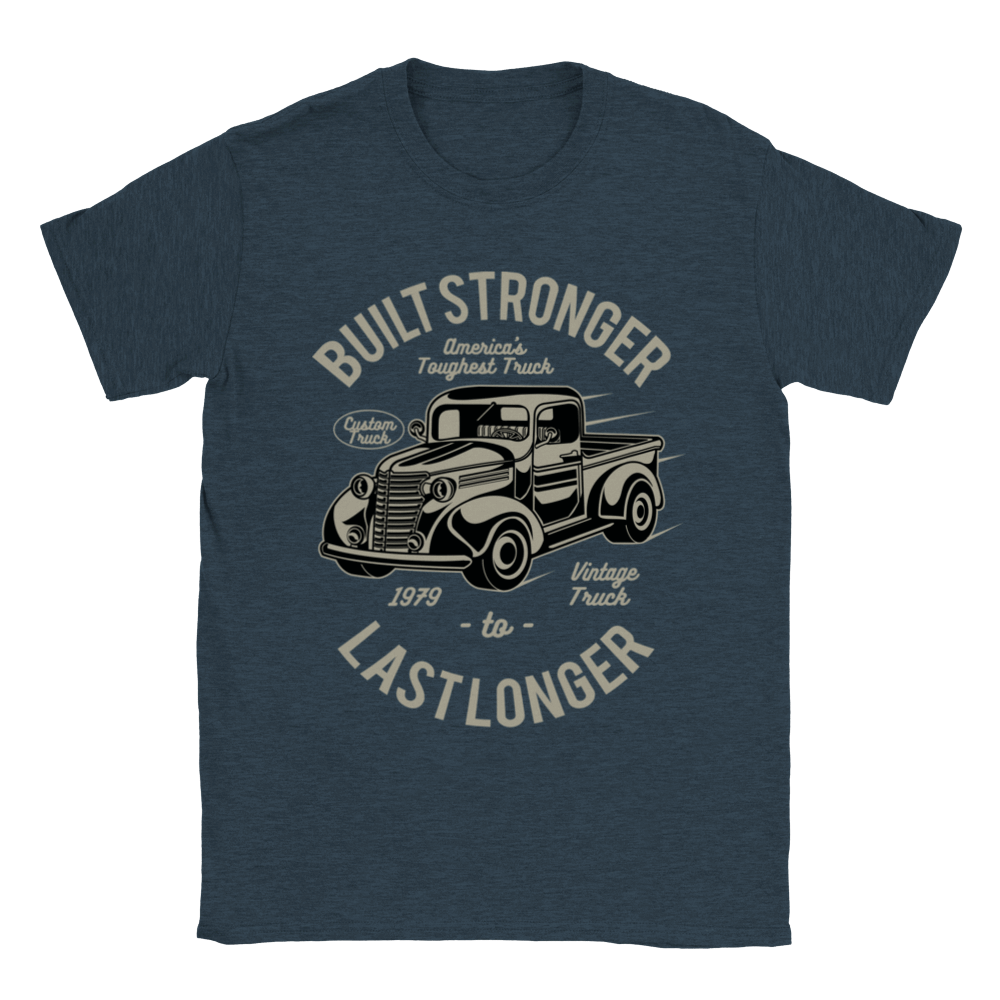 Built Stronger Last Longer - Vintage Pickup - Classic Unisex Crewneck T-shirt - Mister Snarky's