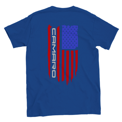 Camaro American Flag T-shirt - Mister Snarky's