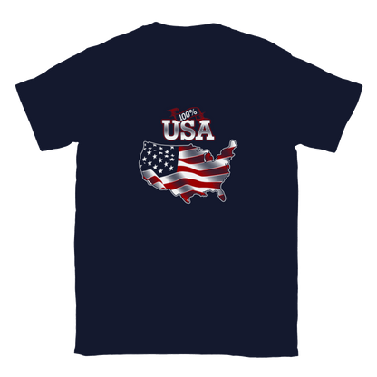 100% USA T-shirt - Mister Snarky's