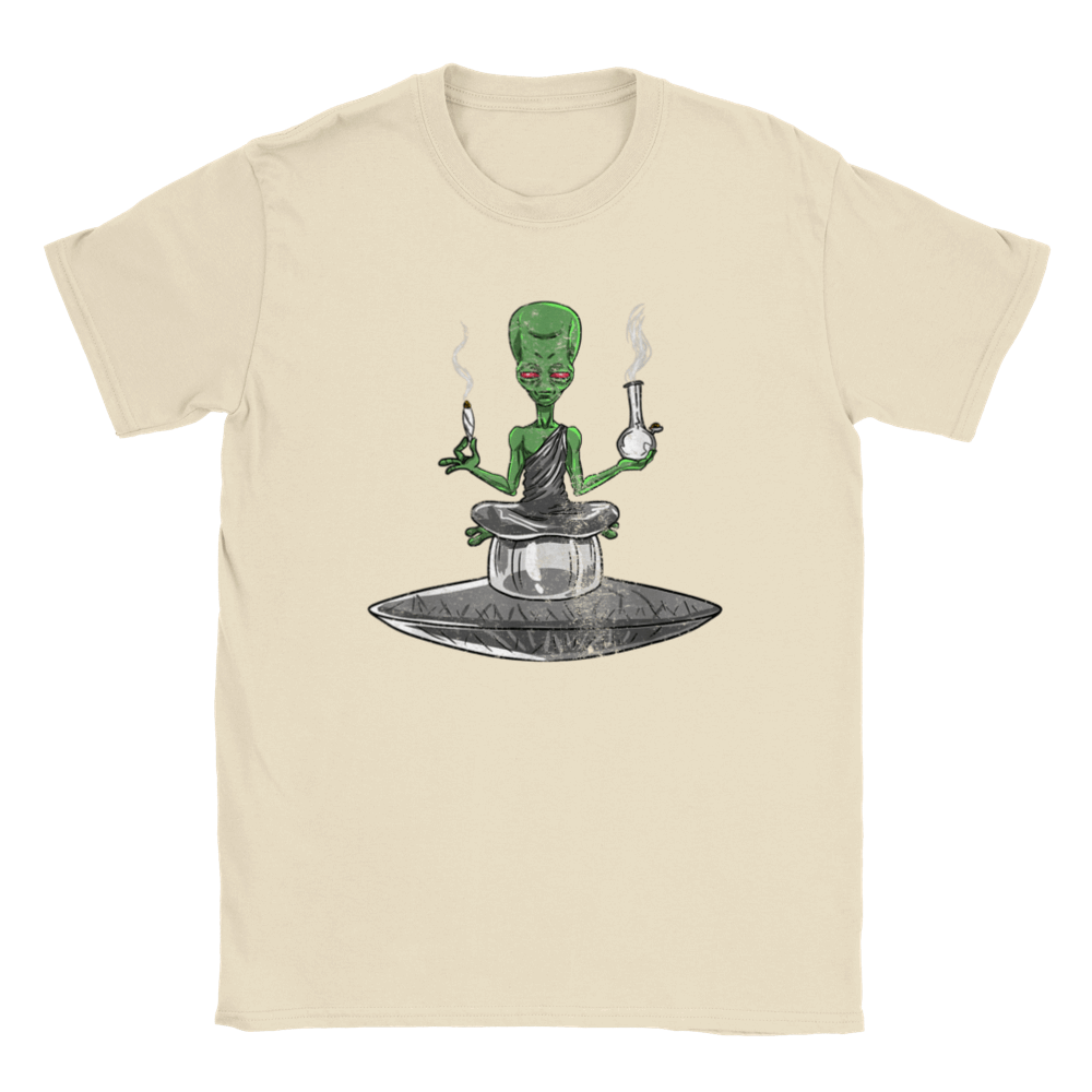 Bong Smoking Stoner Alien T-shirt - Mister Snarky's