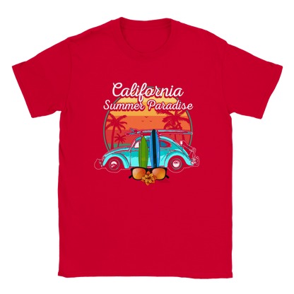 California Summer Paradise - Classic Unisex Crewneck T-shirt - Mister Snarky's