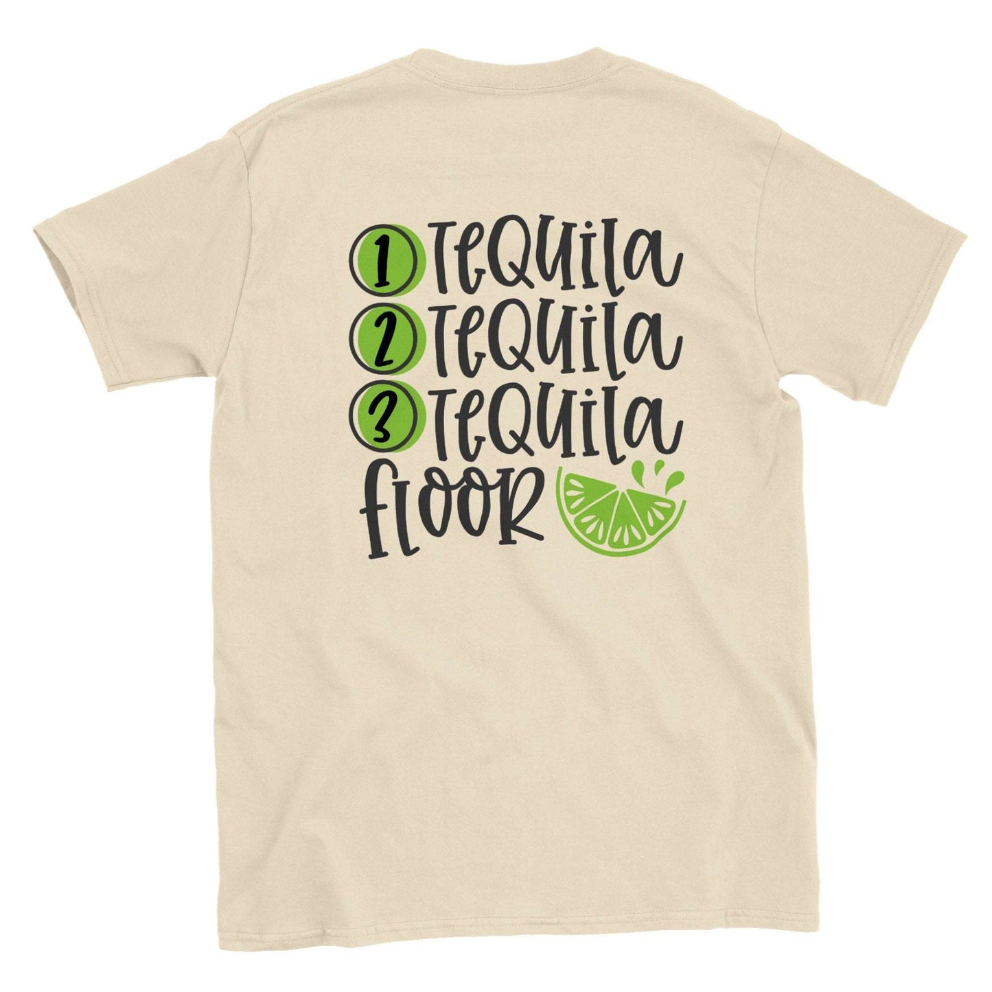 1 Tequila, 2 Tequila, 3 Tequila Floor T-shirt - Mister Snarky's