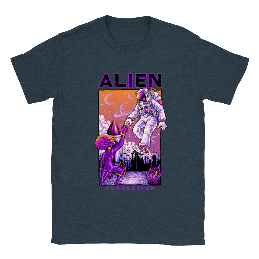 Alien Connection - Classic Unisex Crewneck T-shirt - Mister Snarky's