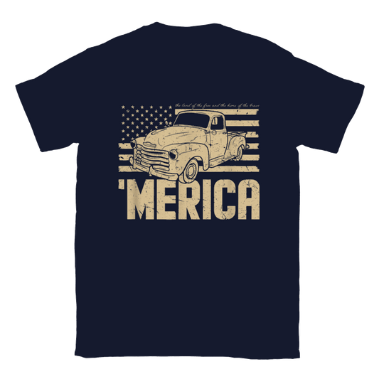 'Merica Classic Chevy Pickup T-shirt - Mister Snarky's