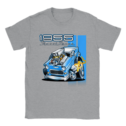 55 Chevy Street Racer - Unisex Crewneck T-shirt - Mister Snarky's