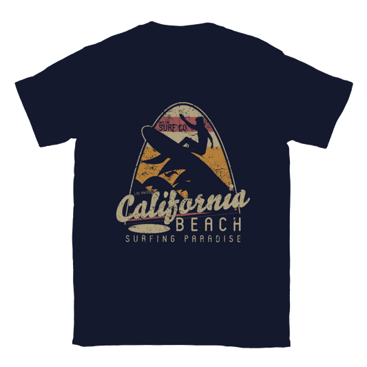 California Beach Surfing T-shirt - Mister Snarky's