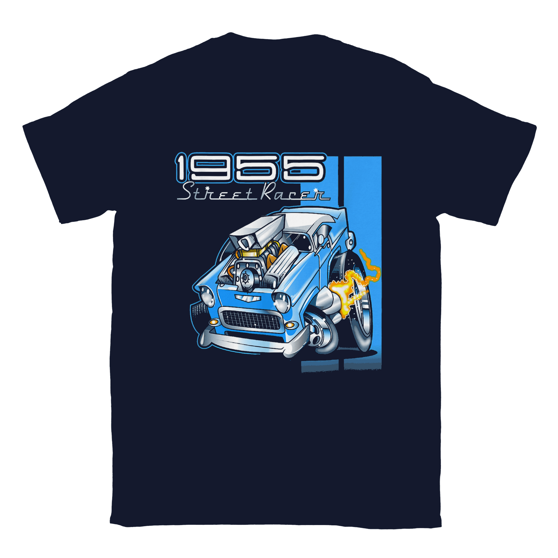 55 Chevy Street Racer - Unisex Crewneck T-shirt - Mister Snarky's