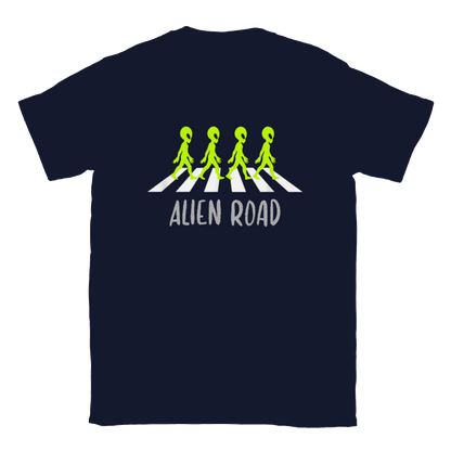 Alien Road T-shirt - Mister Snarky's