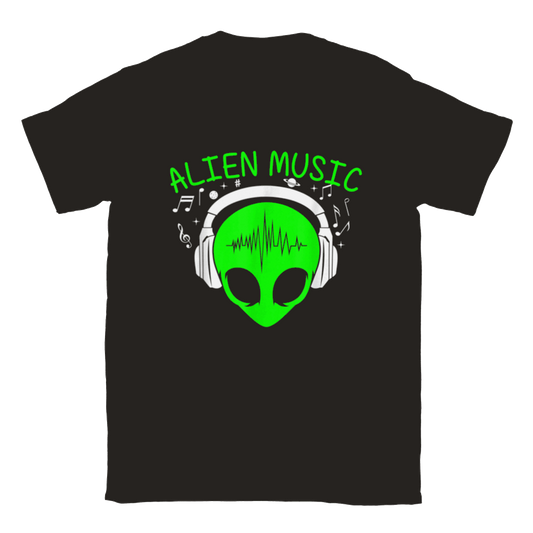 Alien Music T-shirt - Mister Snarky's