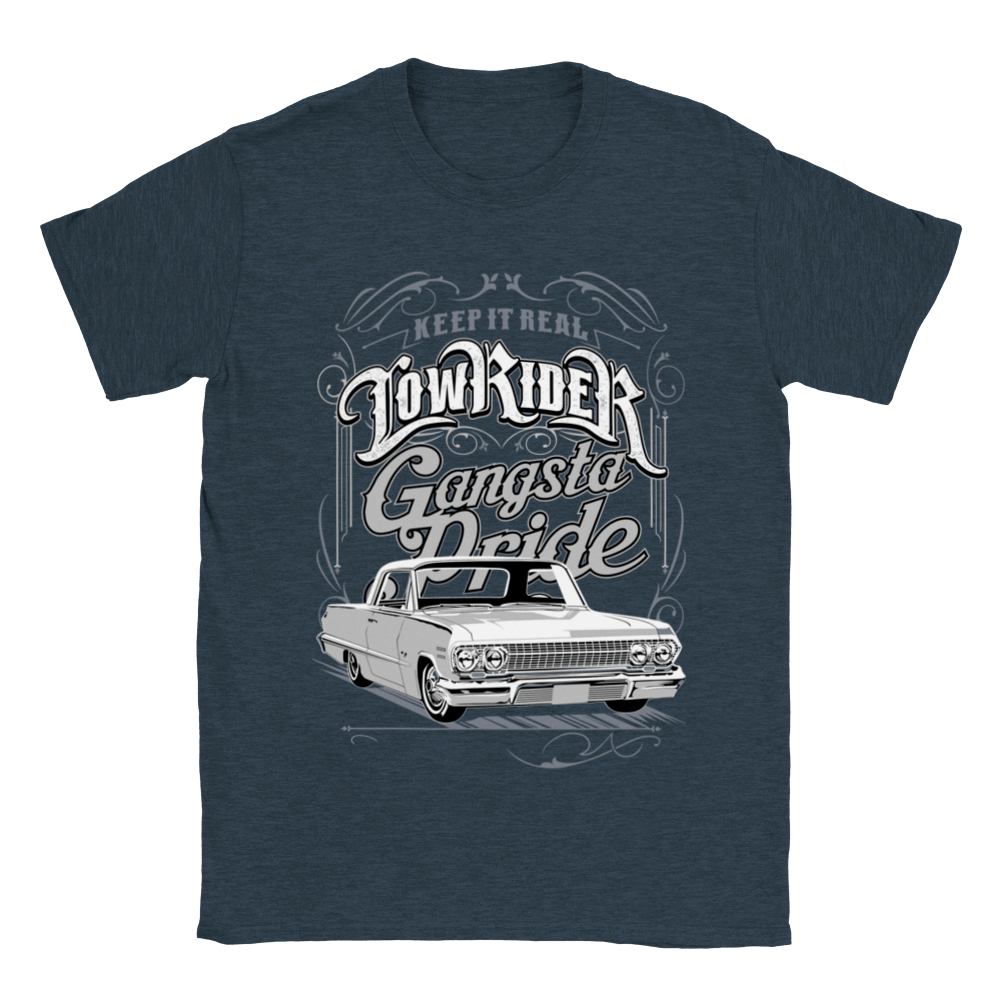 64 Impala - Low Rider - Gangster Pride - Classic Unisex Crewneck T-shirt - Mister Snarky's