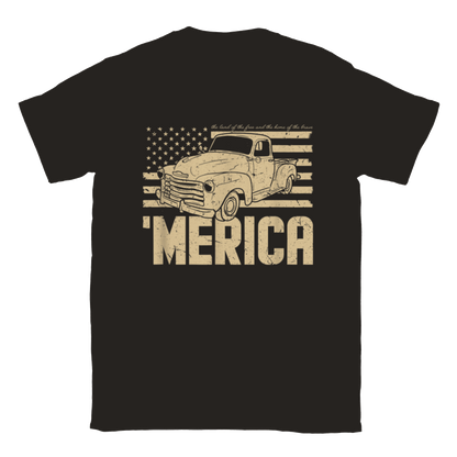 'Merica Classic Chevy Pickup T-shirt - Mister Snarky's