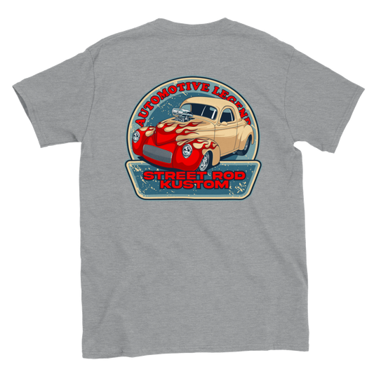 Automotive Legends - Street Rod Kustom T-shirt - Mister Snarky's