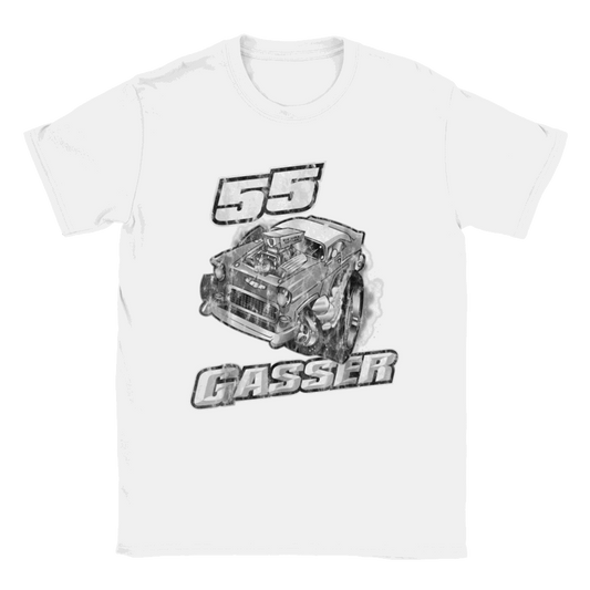 55 Chevy Gasser - Classic Unisex Crewneck T-shirt - Mister Snarky's