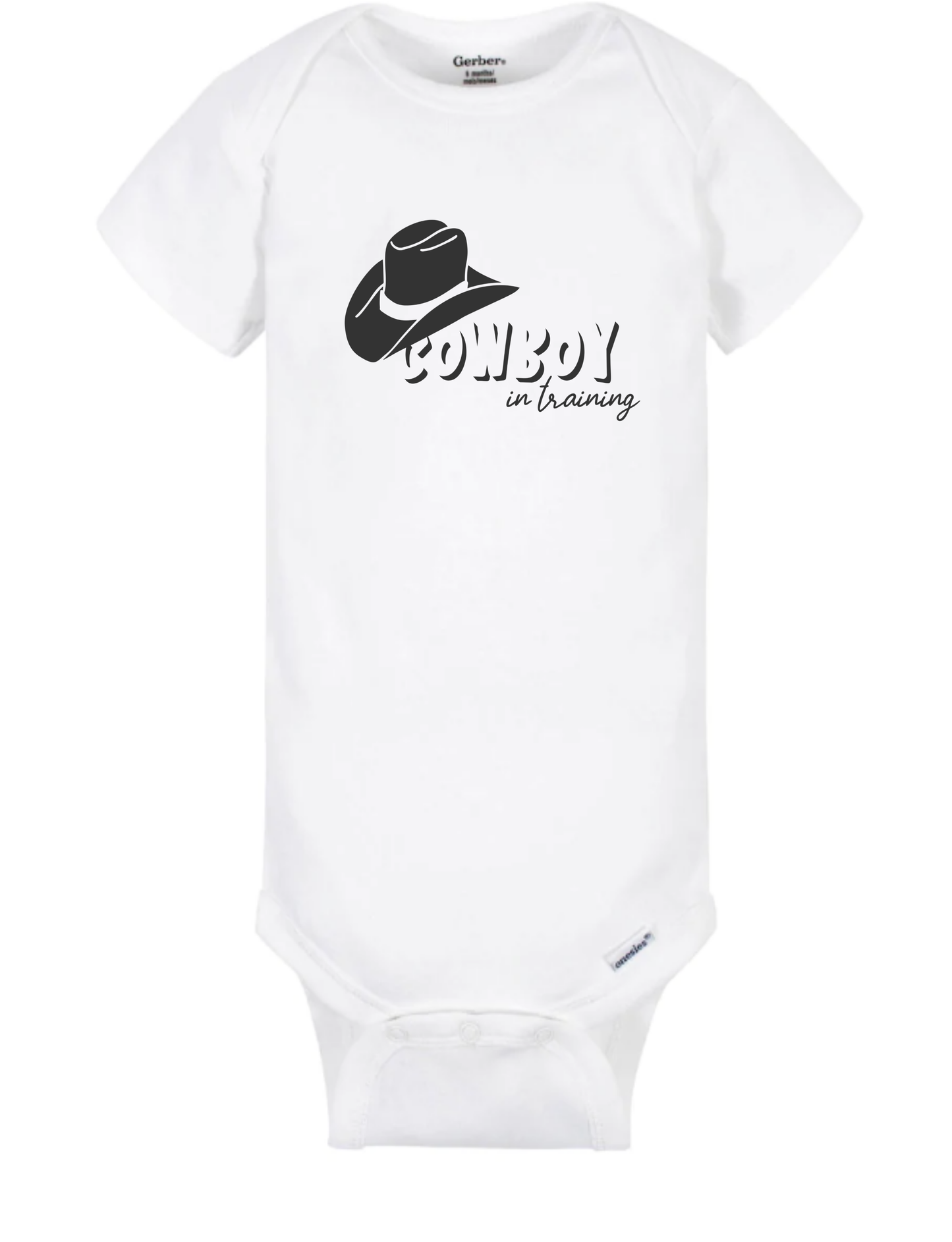 Cowboy in Training - Onesie Blue - Mister Snarky's