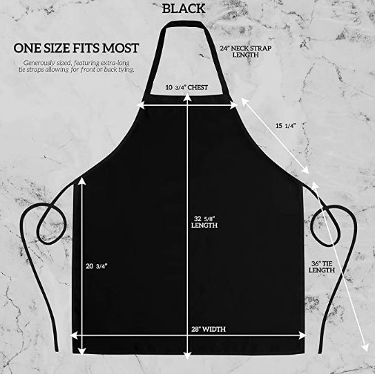 Kiss the Cook Apron - Great Gift - Commercial Grade - Mister Snarky's