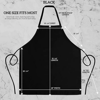 Kiss the Cook Apron - Great Gift - Commercial Grade - Mister Snarky's