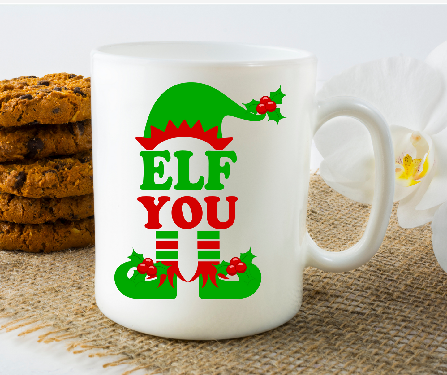 Elf You  - Christmas - 11oz. Mug - Great Gift - Mister Snarky's
