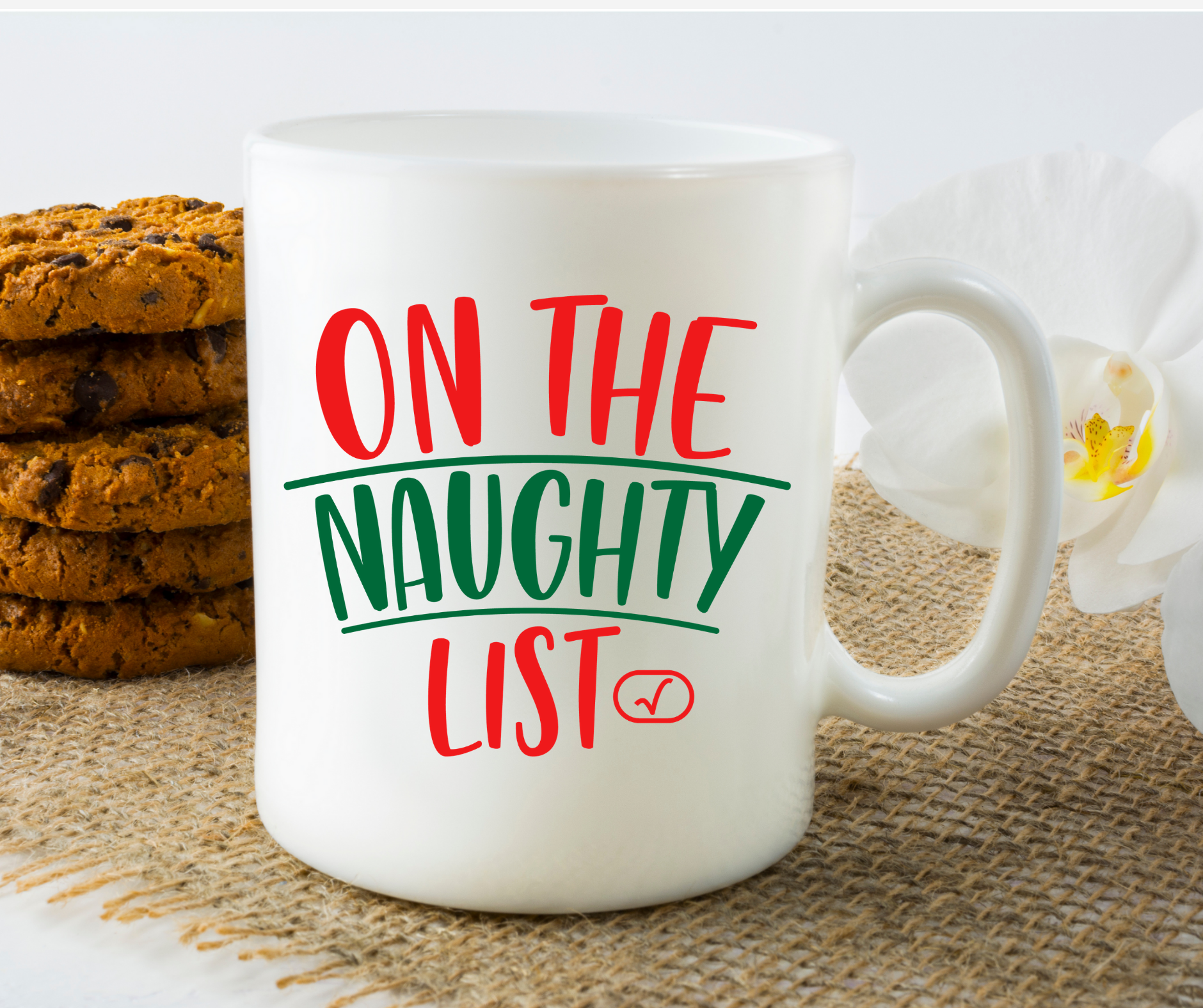 On the Naughty List - 11oz Christmas Mug - Mister Snarky's