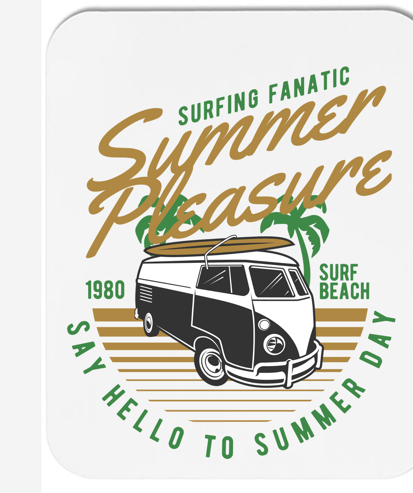 Summer Pleasure Bus - Mouse Pad - Mister Snarky's