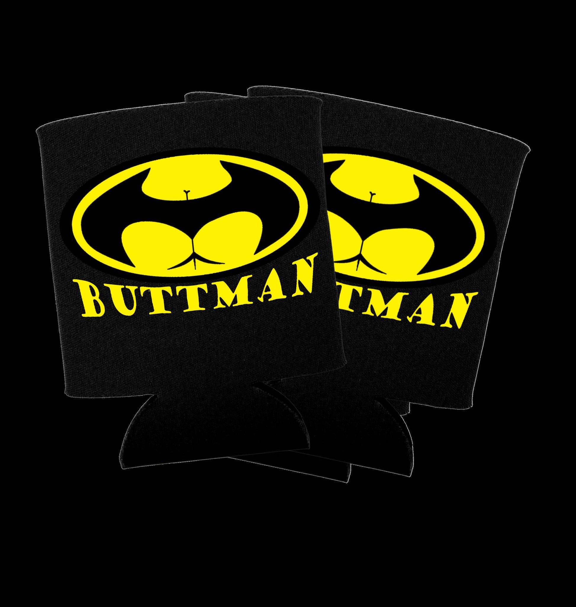 Buttman - Pair of Can Coolers Koozie - Mister Snarky's