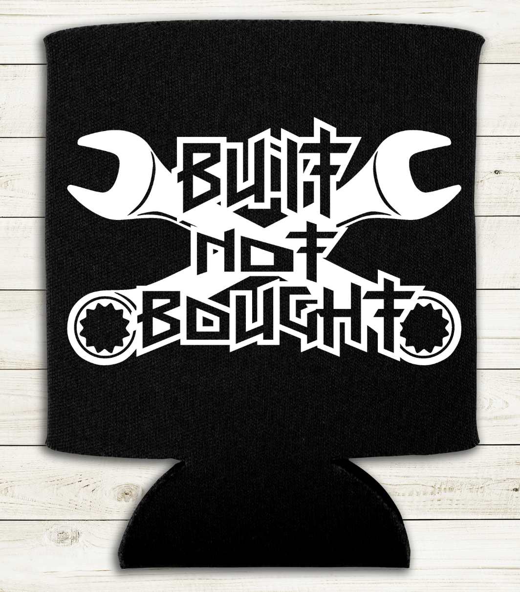 Built Not Bought - Can Cooler Koozie 2 - Pack - Mister Snarky's