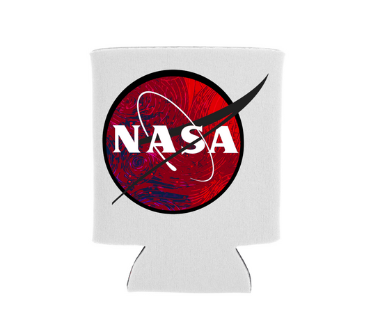 Red NASA Logo - Can Cooler Koozie - Mister Snarky's