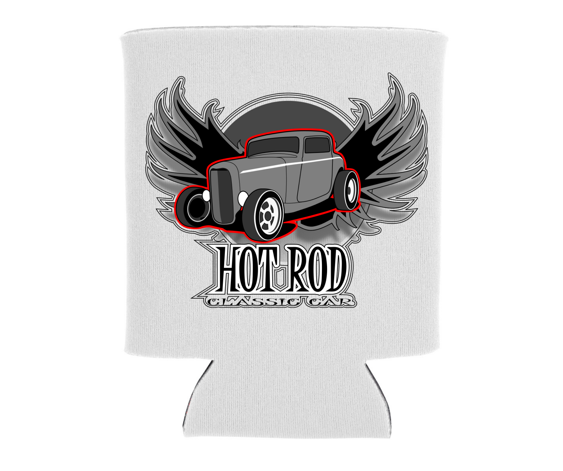 Hot Rod - Can Cooler Koozie - Mister Snarky's