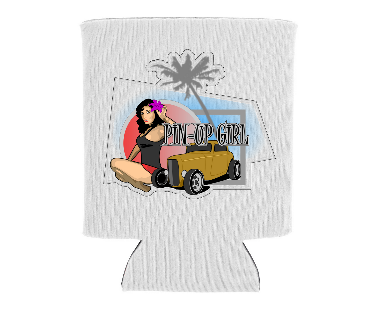 Pin Up Girl - Can Cooler Koozie - Mister Snarky's