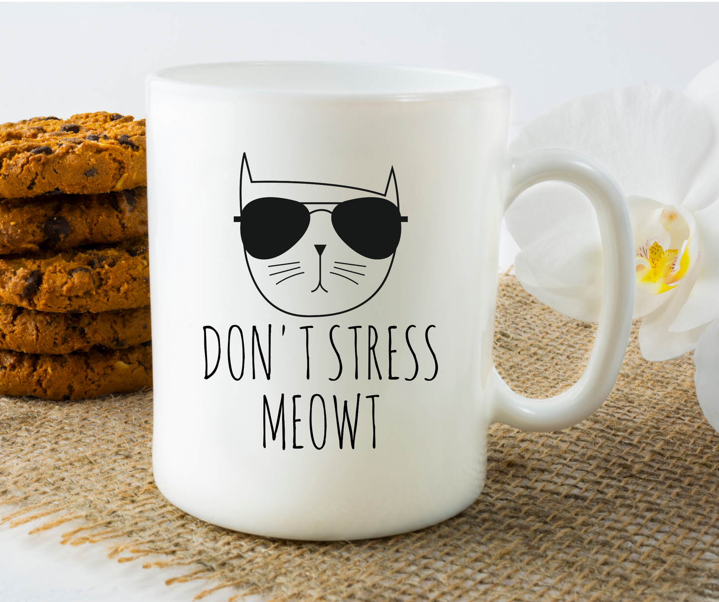 Don't Stress Meowt - 11oz. Mug - Mister Snarky's