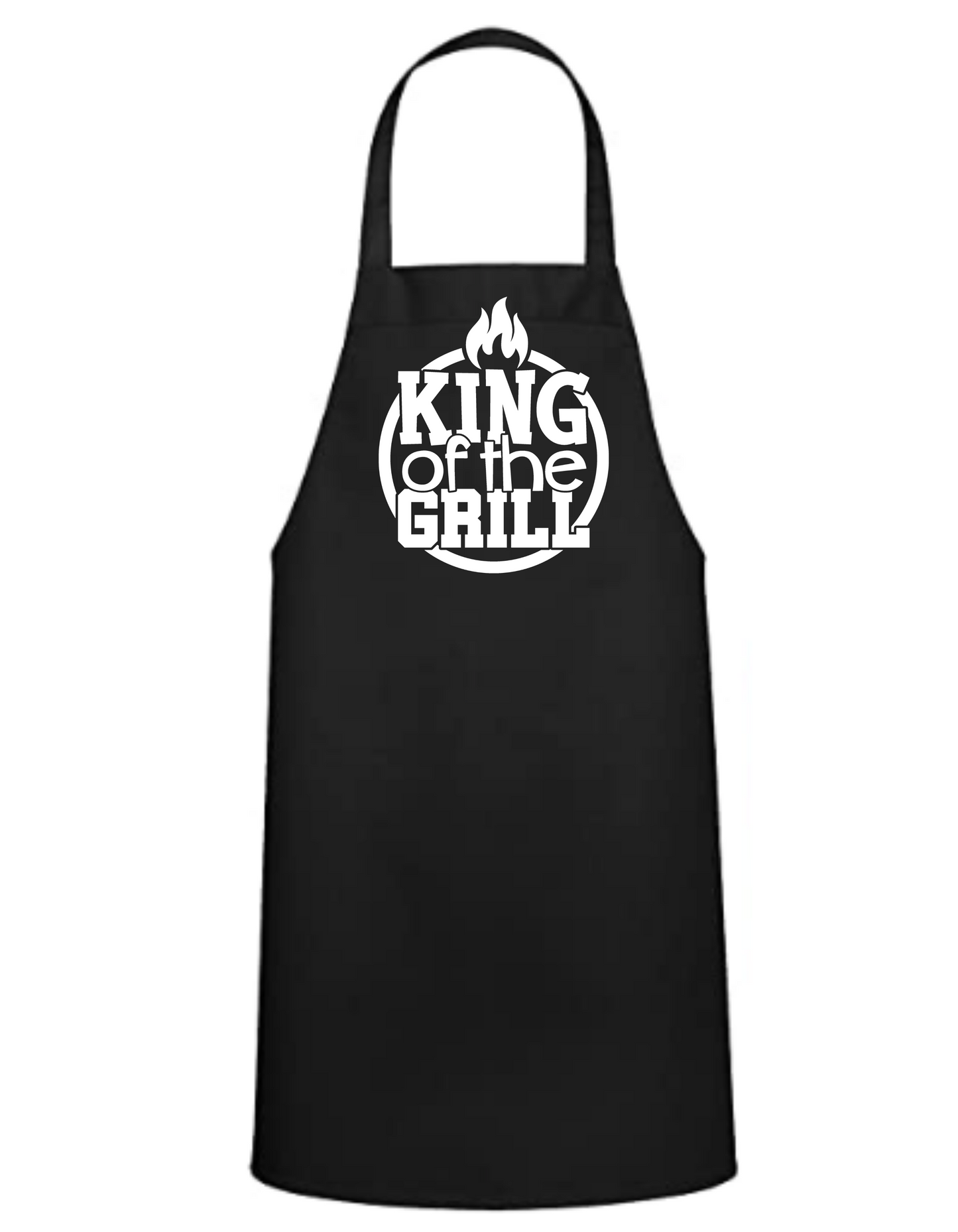 King of the Grill Apron - Great Gift - Commercial Grade - Mister Snarky's