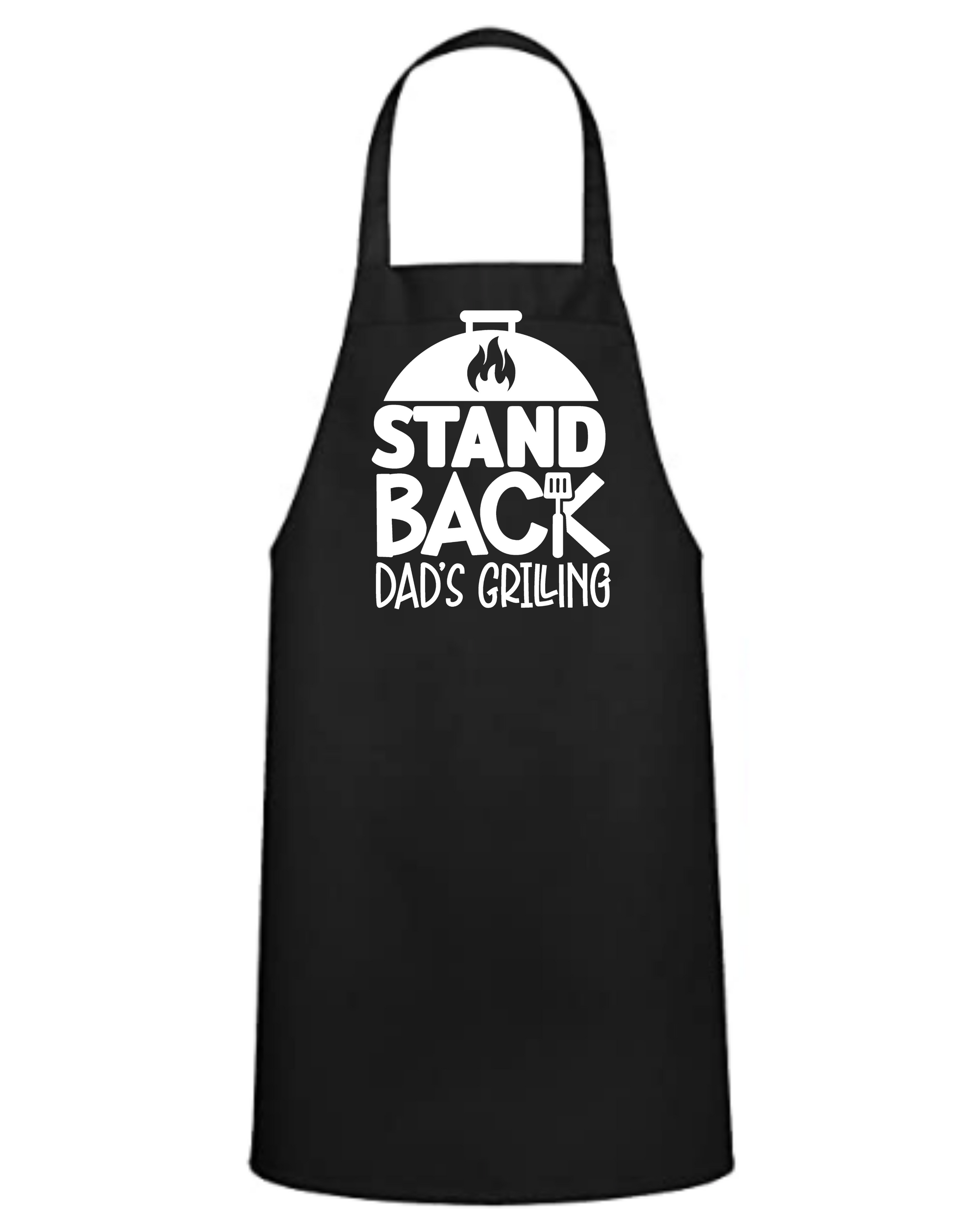Stand Back Dad's Grilling Apron - Great Gift - Commercial Grade - Mister Snarky's