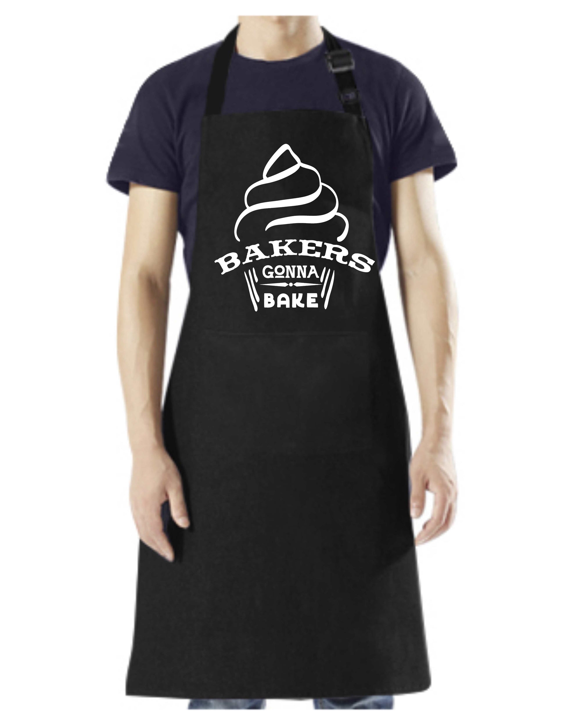 Bakers Gonna Bake - Apron with Adjustable Neck and pockets - Mister Snarky's